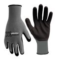 Grease Monkey Latex Honeycomb Gloves, Black & Gray - Medium 7011644